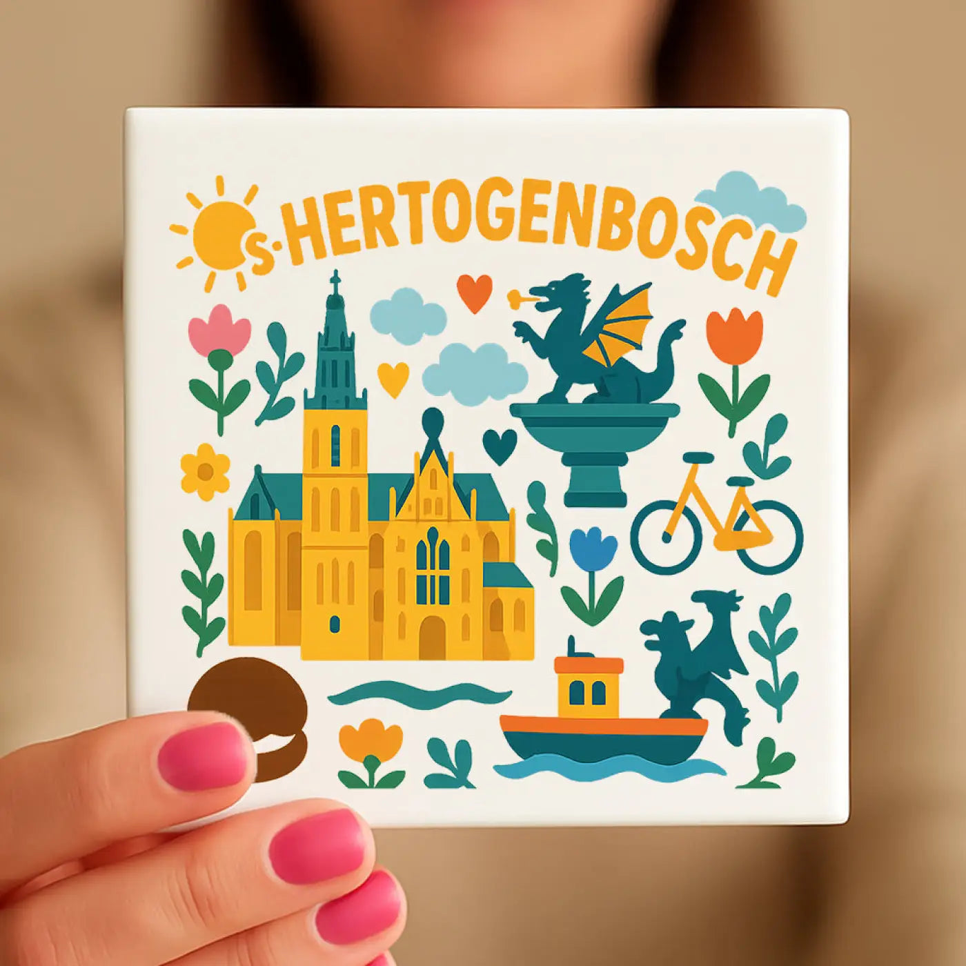 Den Bosch Cadeau Tegeltje - Tegeltjes