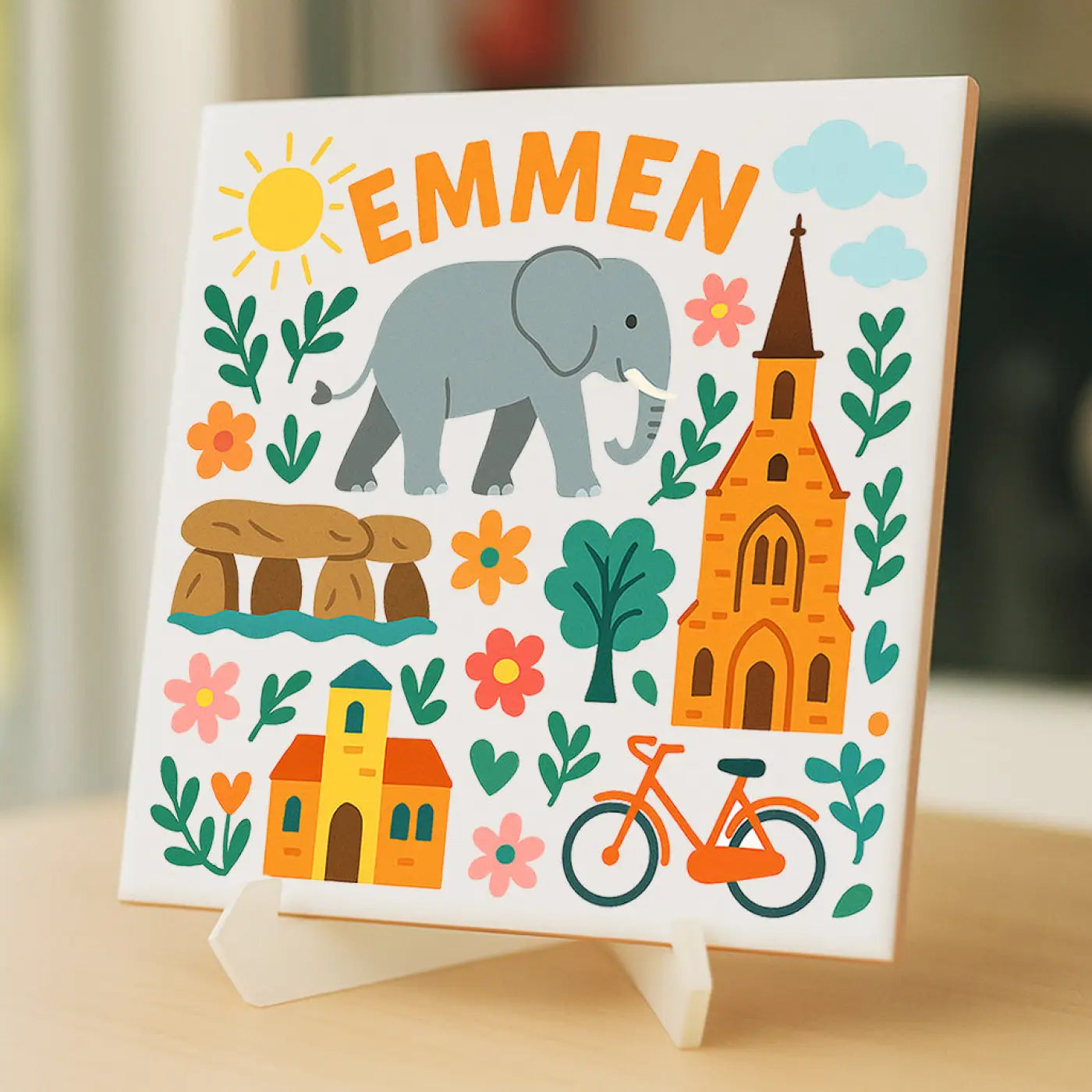 Emmen Cadeau Tegeltje - Tegeltjes
