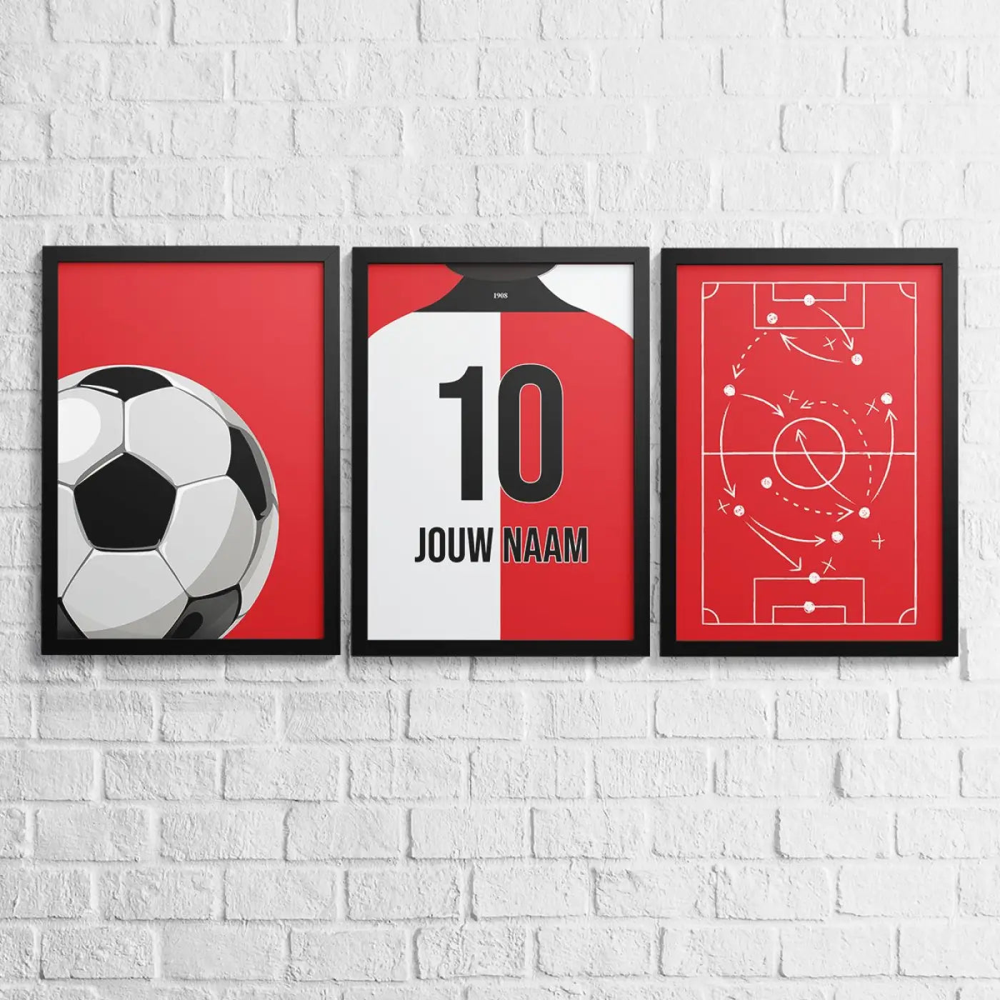 Rotterdam 3-delige posterset - Goal collection - Posters & schilderijen