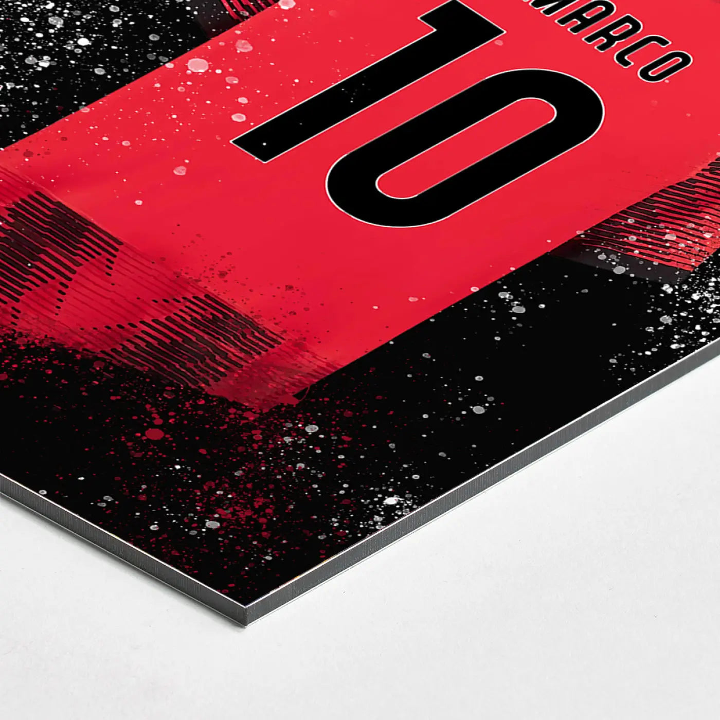 AC Milan - Voetbal Poster - Wanddecoratie - Dibond Bord (50x70cm) - Voetbalposters