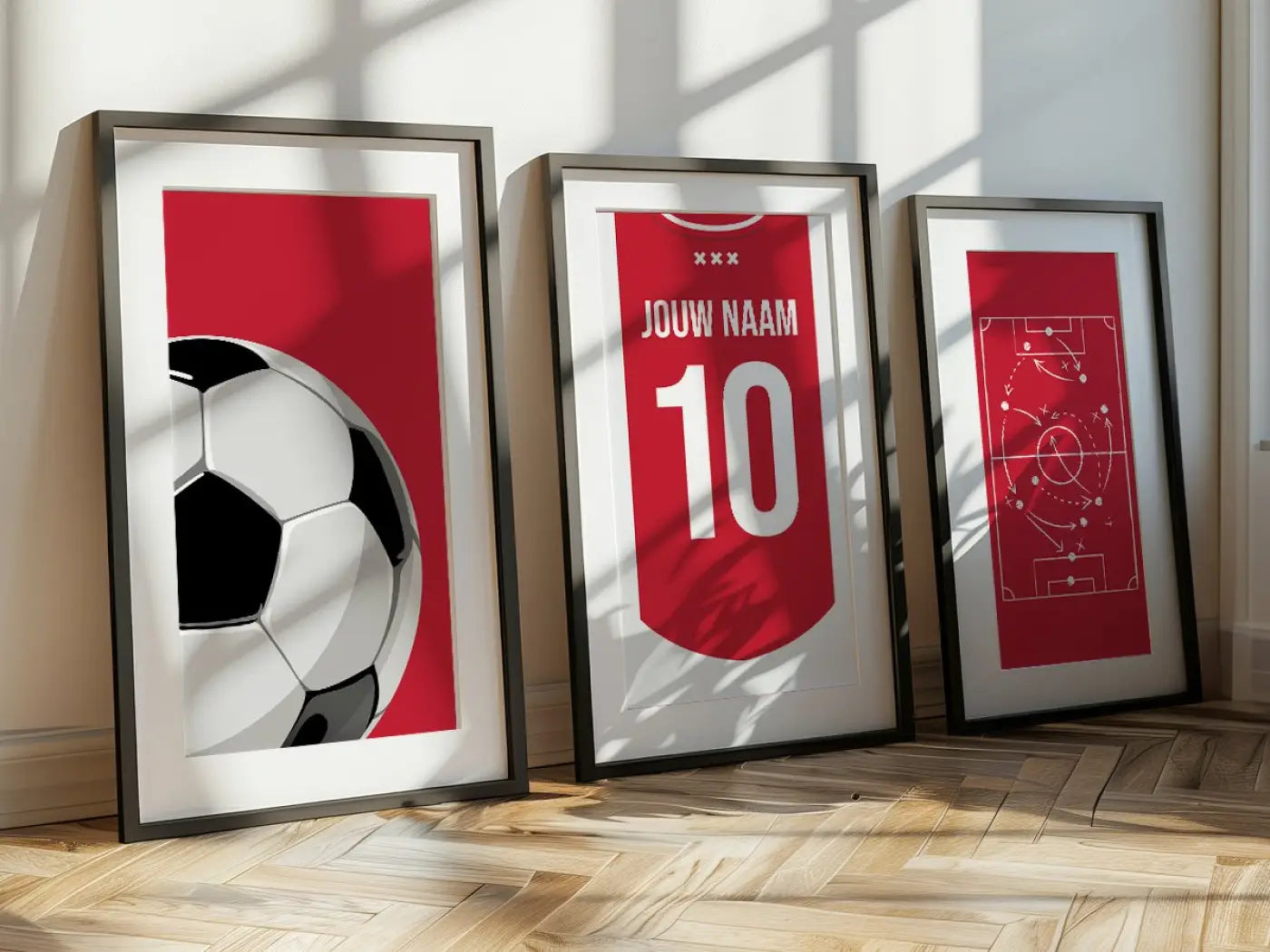 Amsterdam 3-delige posterset - Goal collection - Posters 30 x 40 cm - Voetbalposters