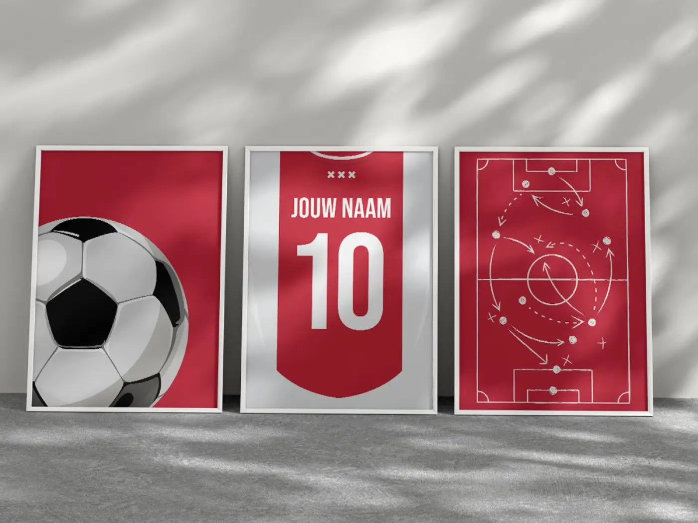 Amsterdam 3-delige posterset - Goal collection - Posters 43 x 61 cm - Voetbalposters