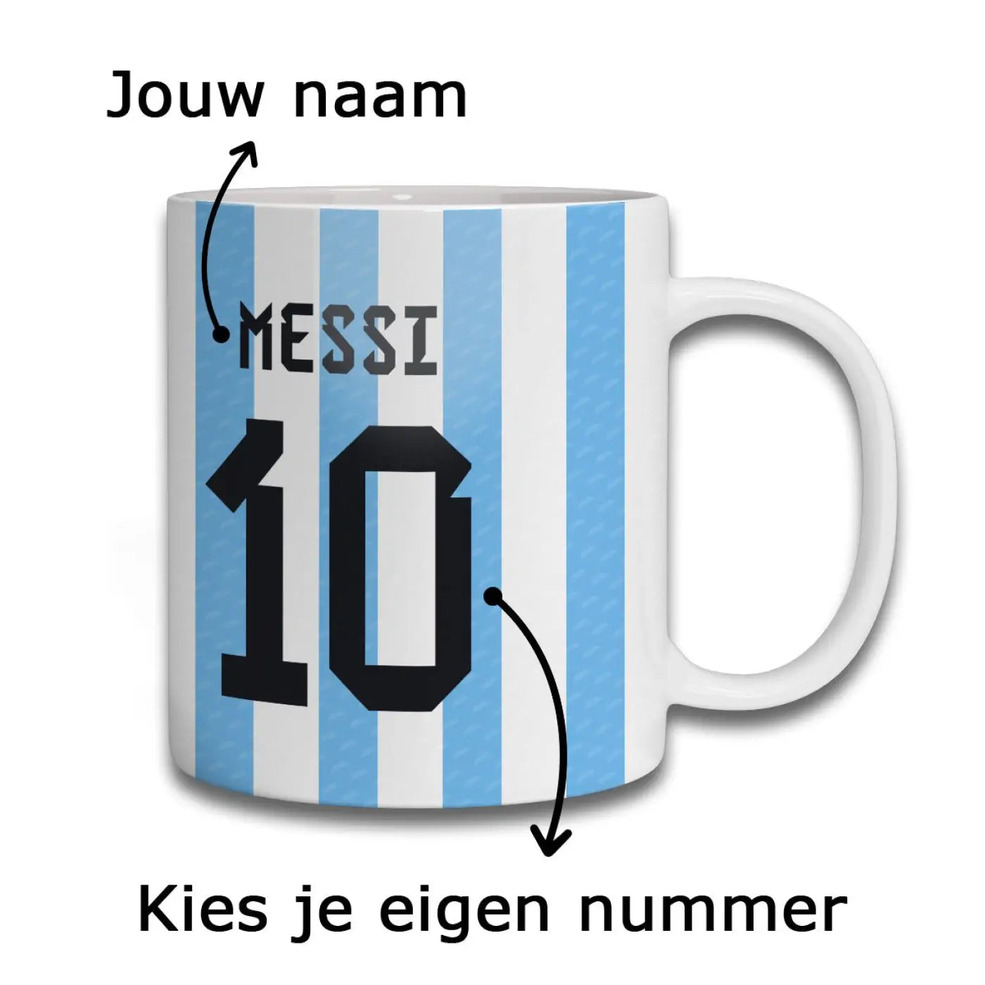 Argentinë Voetbal Mok - Kleurmedia Mokken