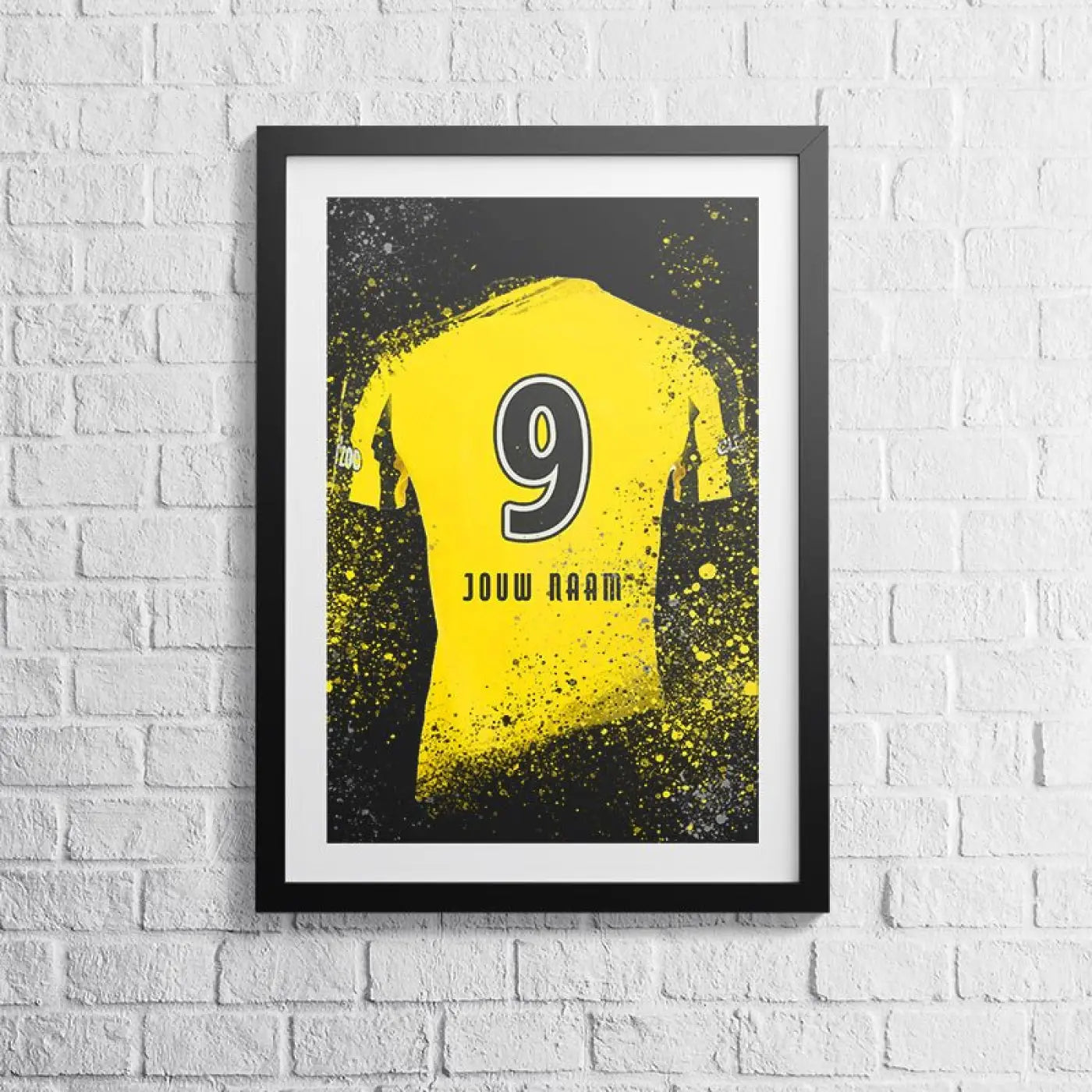 Vitesse voetbalposter met shirt wanddecoratie