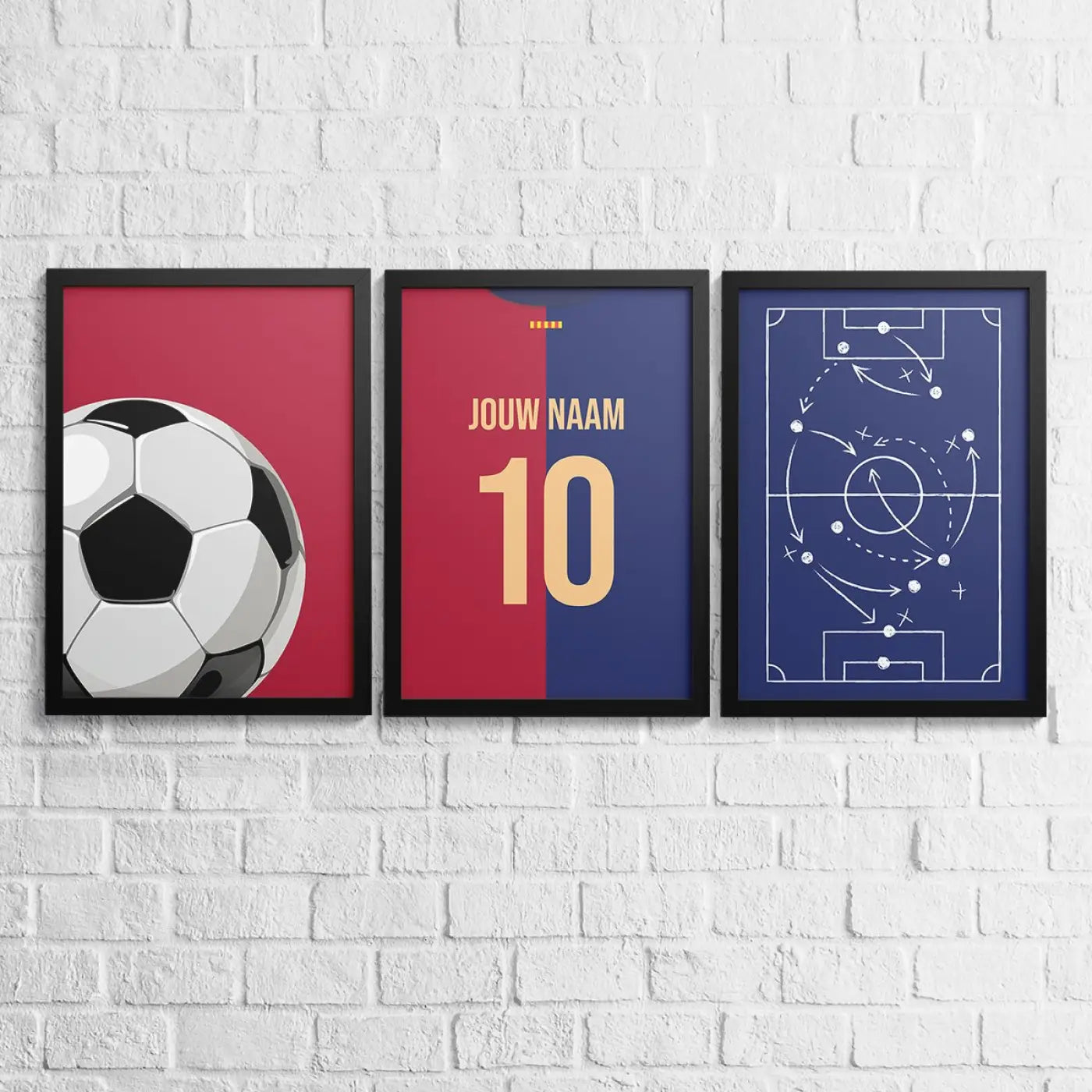Barcelona 3-delige posterset - Goal collection - Voetbalposters