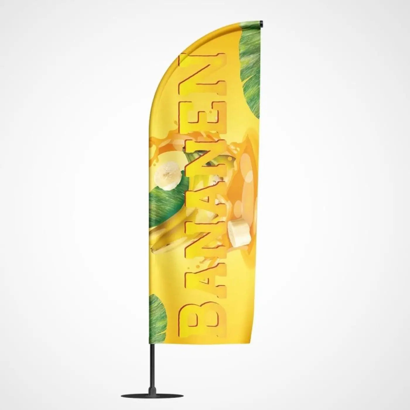 Beachvlag Bananen - Klein - 80x220 cm - Beachvlag
