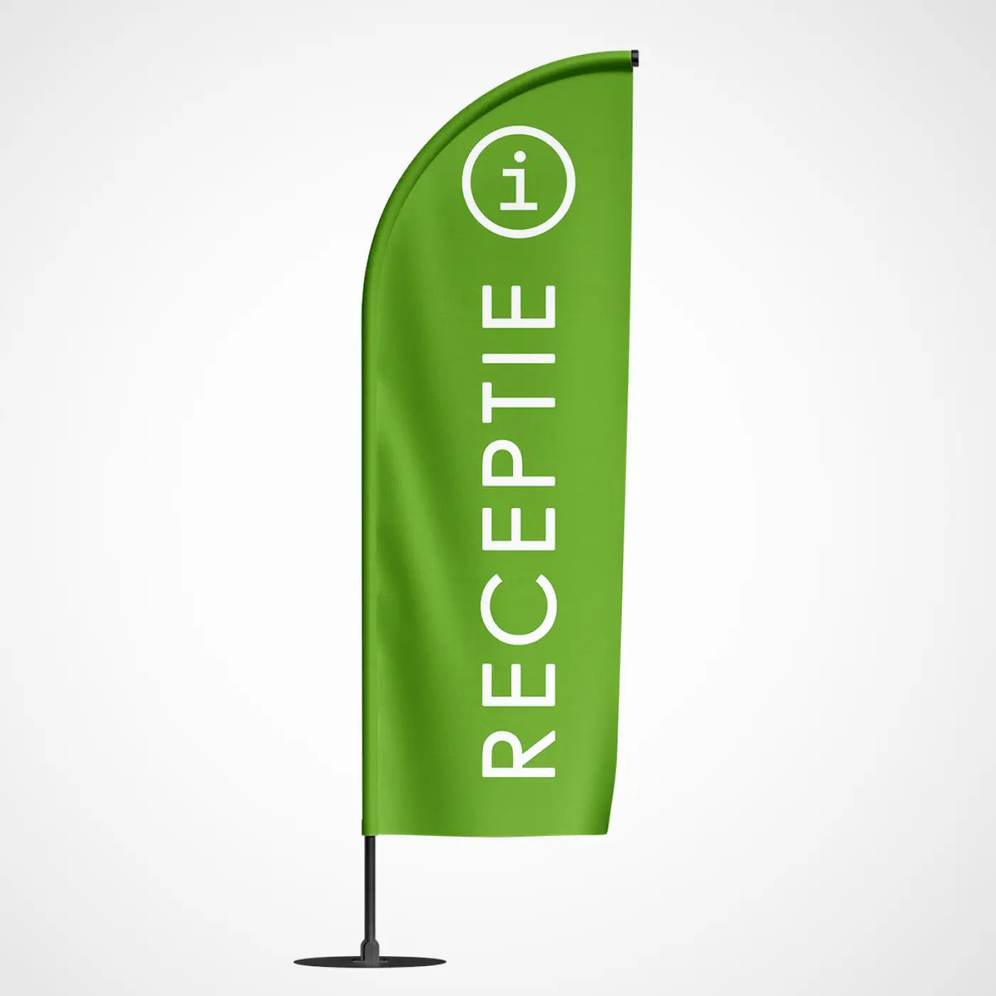 Beachvlag Receptie - Groen