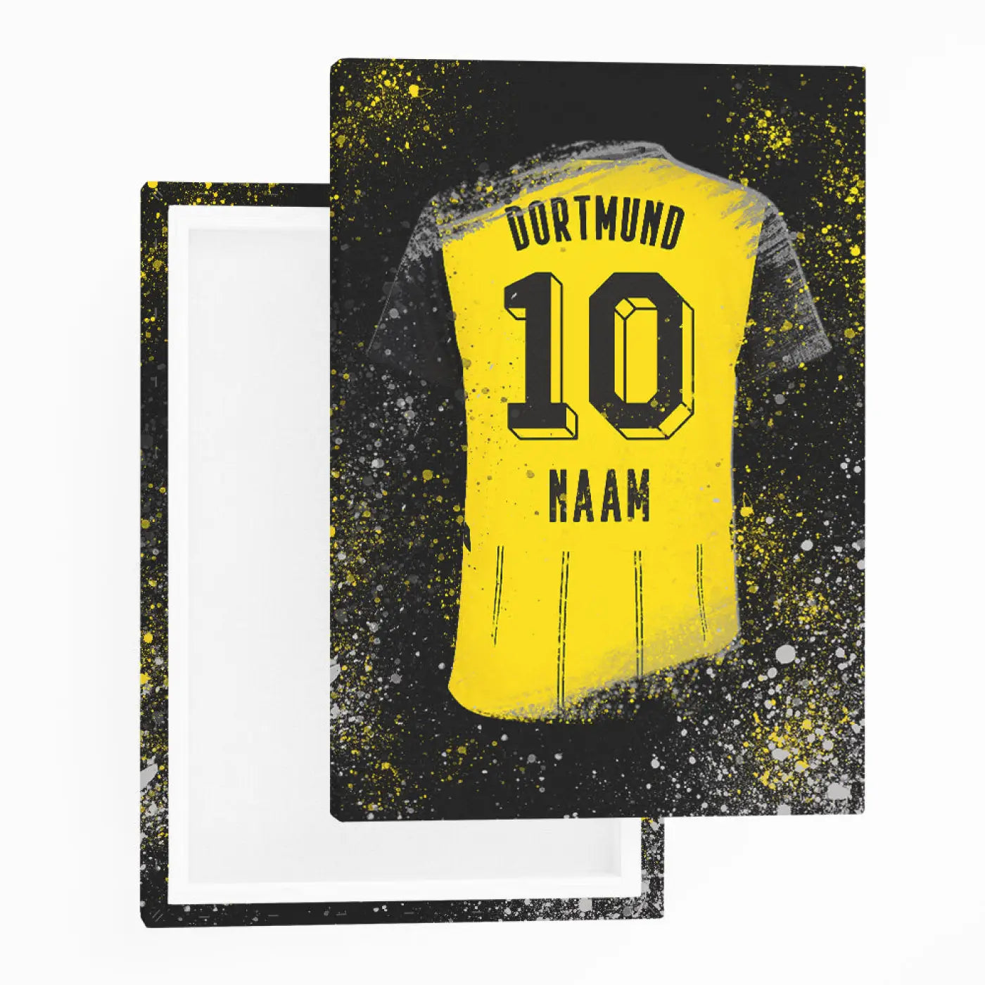 Borrusia Dortmund - Voetbal Poster - Wanddecoratie - Canvas (50x70cm) - Voetbalposters