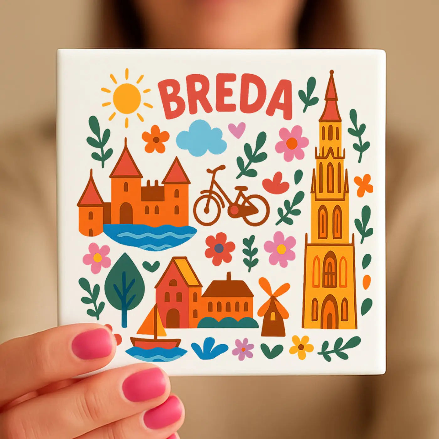 Breda Cadeau Tegeltje - Tegeltjes