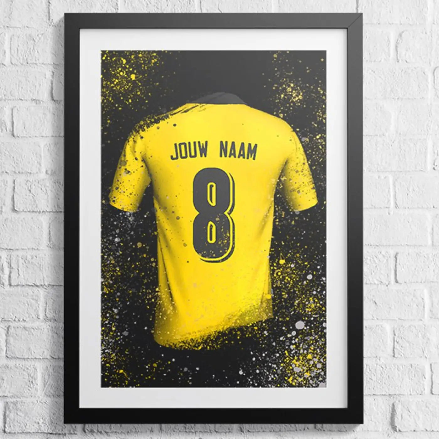 NAC Breda voetbalposter met shirt wanddecoratie