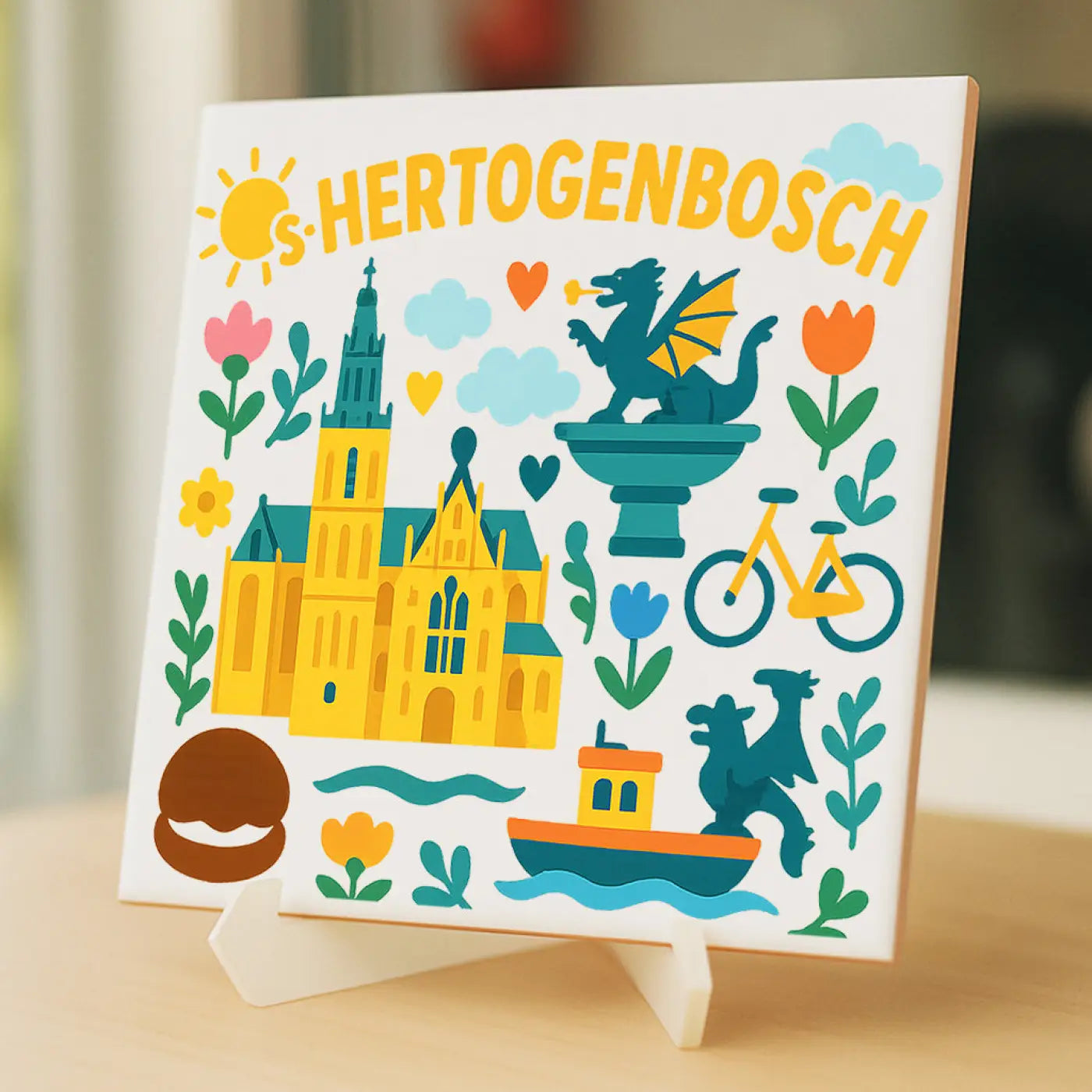 Den Bosch Cadeau Tegeltje - Tegeltjes