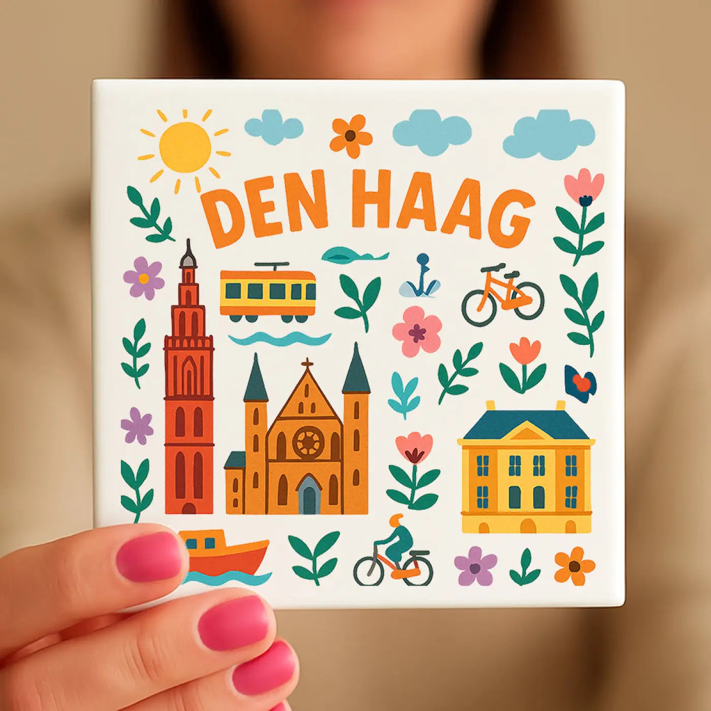 Den Haag Cadeau Tegeltje - Tegeltjes