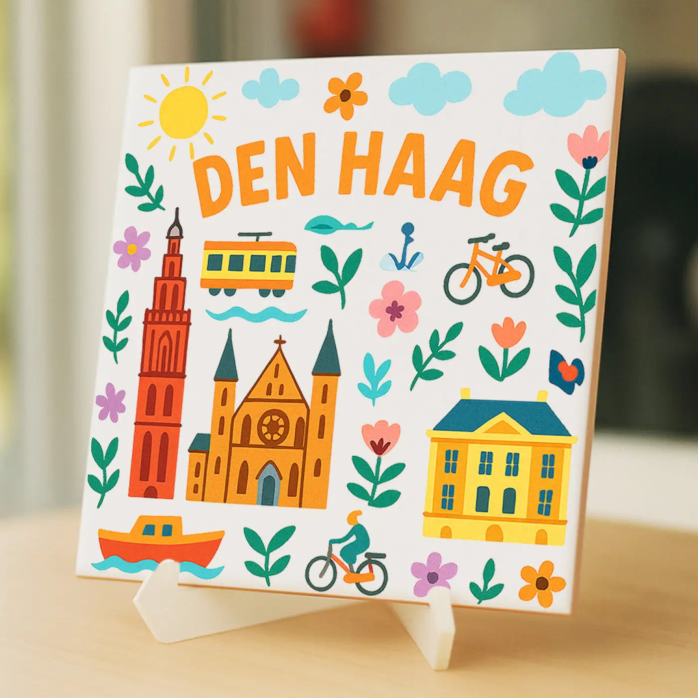 Den Haag Cadeau Tegeltje - Tegeltjes