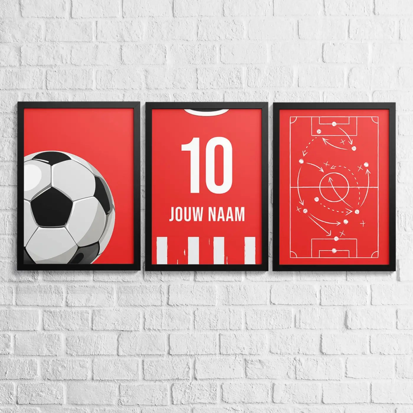 Eindhoven 3-delige posterset - Goal collection - Voetbalposters