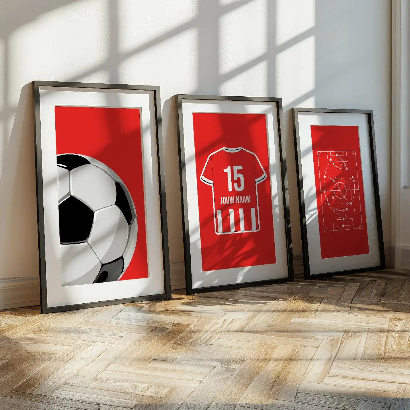 Eindhoven 3-delige posterset - Star collection - Posters 43 x 61 cm - Voetbalposters