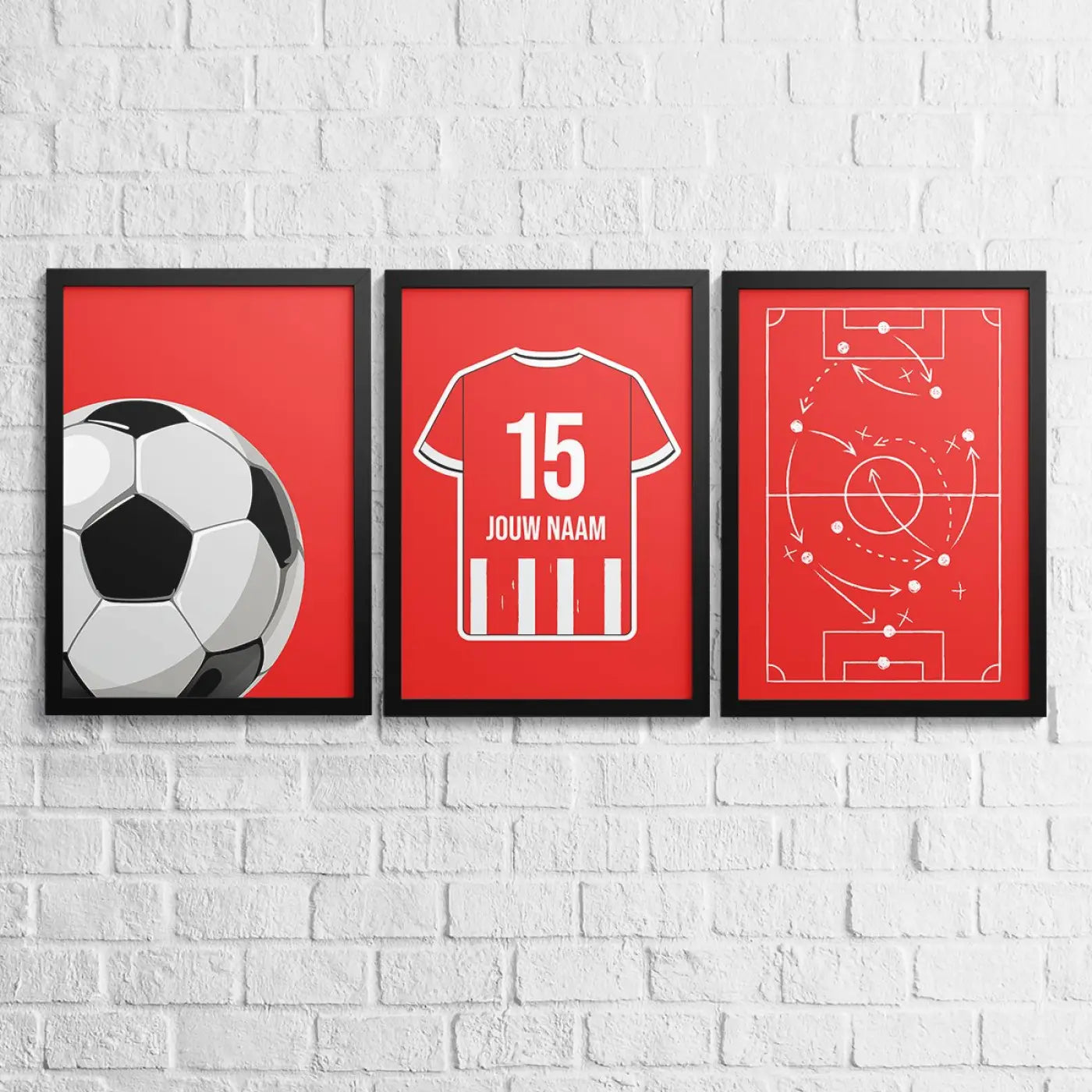 Eindhoven 3-delige posterset - Star collection - Voetbalposters