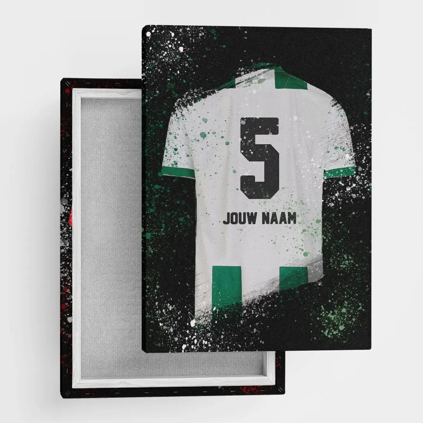 FC Groningen voetbalposter met shirt wanddecoratie