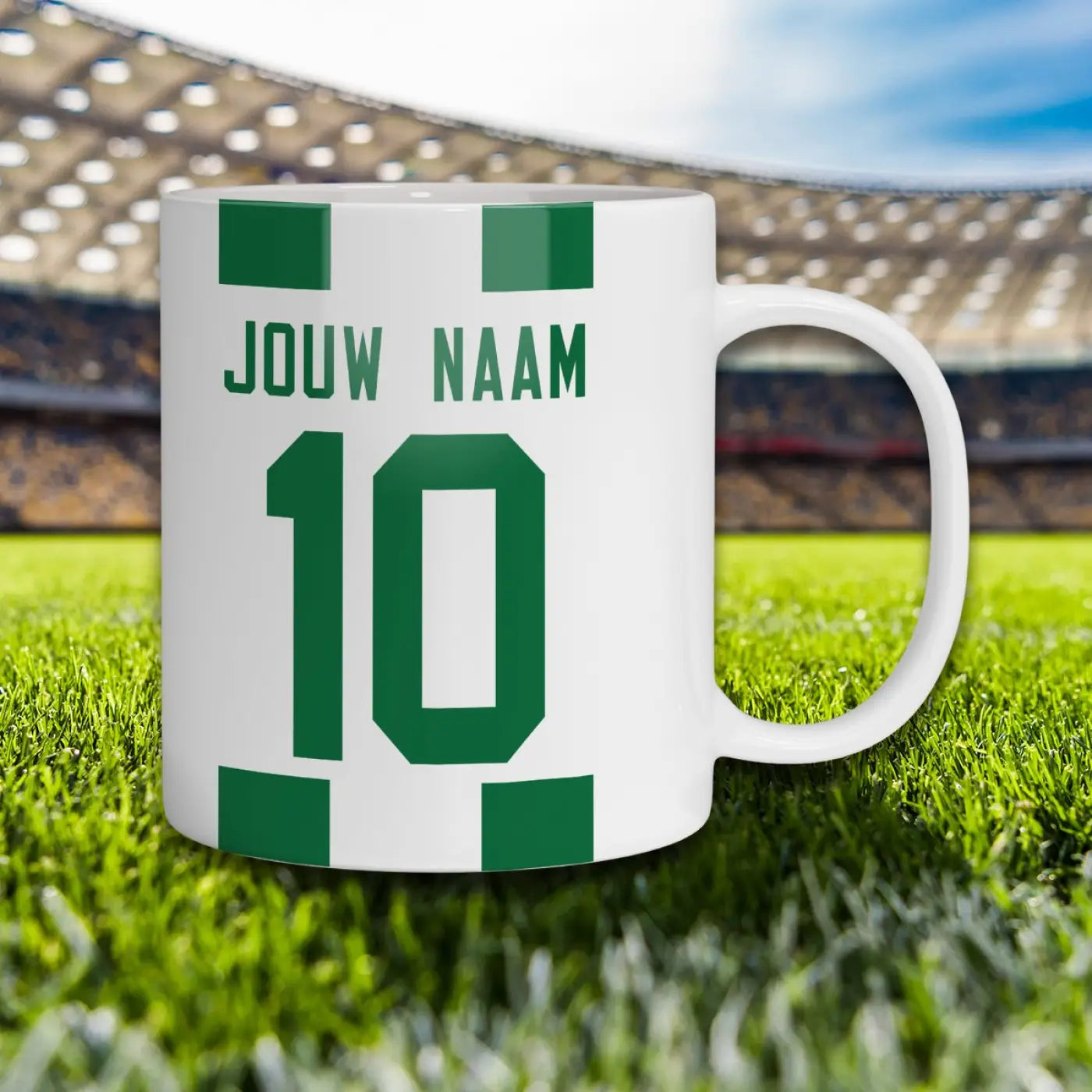 Mok: FC Groningen Voetbal Mok (koffiemok) – Kleurmedia®