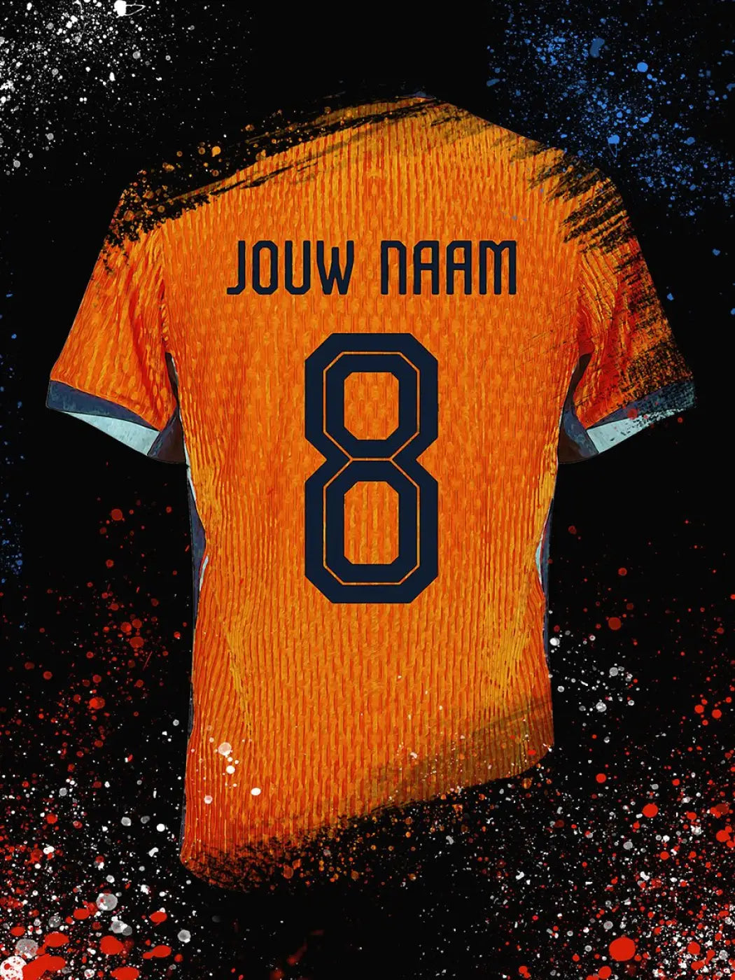 Holland Shirt - Voetbal Poster - Wanddecoratie - Voetbalposters