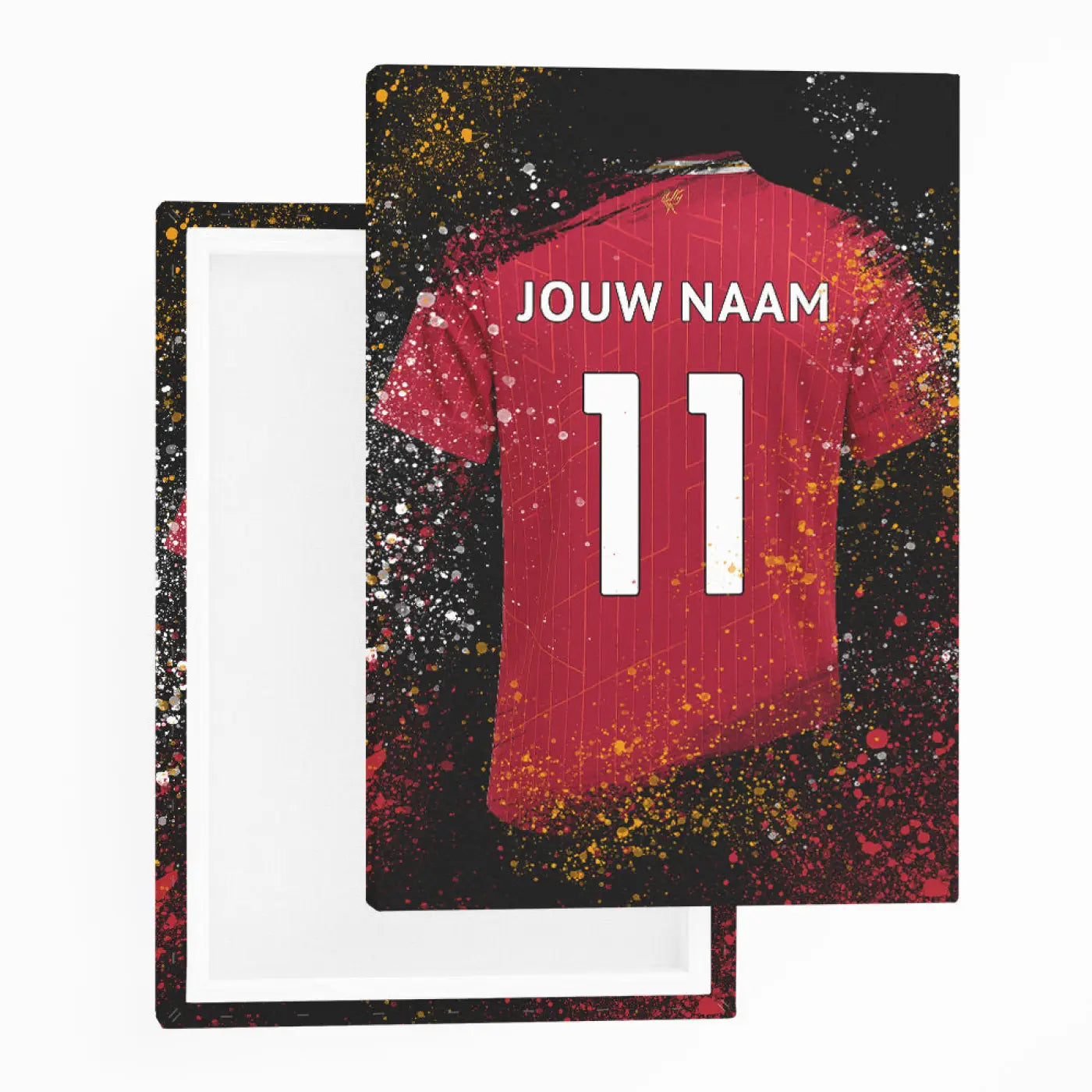 Liverpool FC Shirt - Voetbal Poster - Wanddecoratie - Canvas (50x70cm) - Voetbalposters