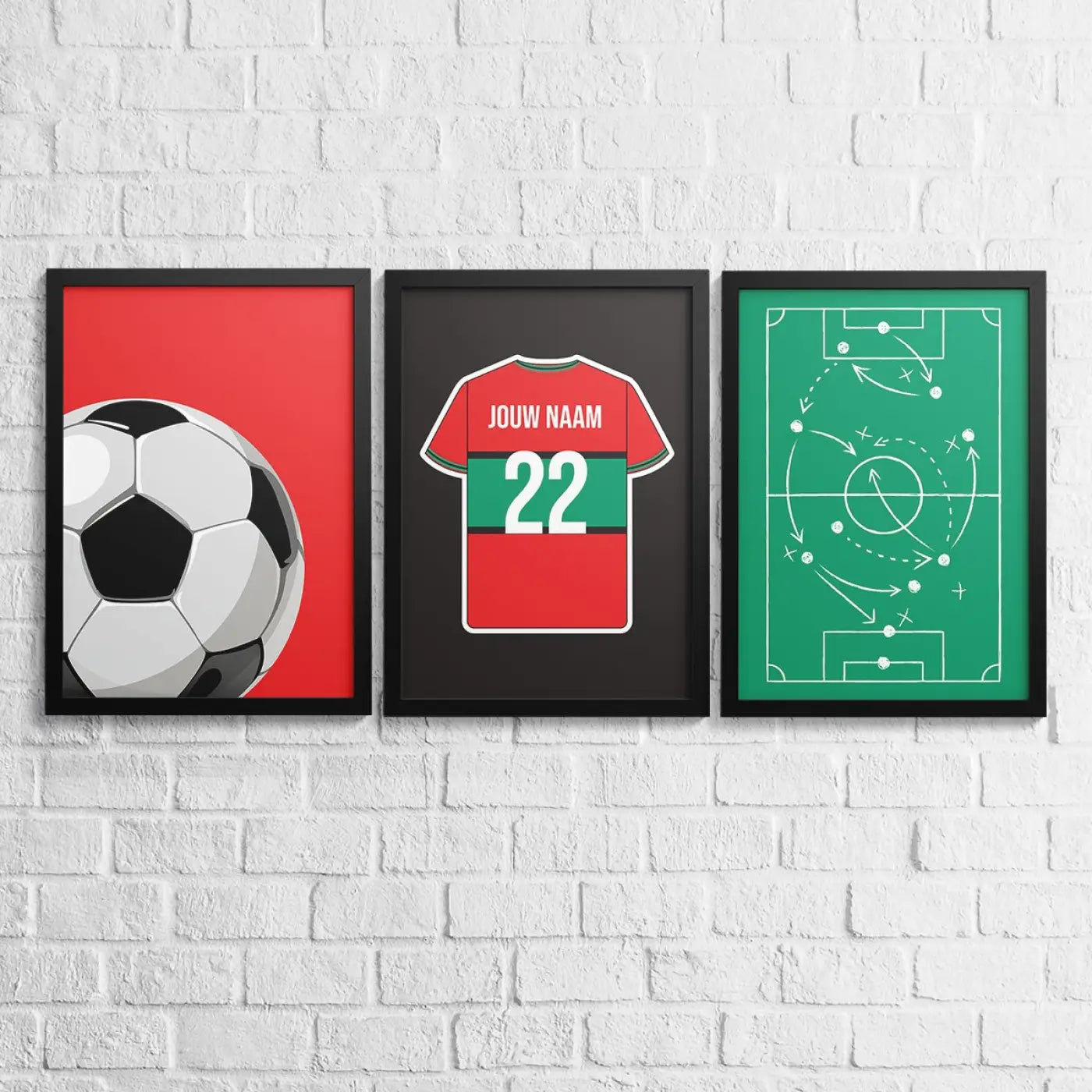 Nijmegen 3-delige posterset - Star collection - Voetbalposters
