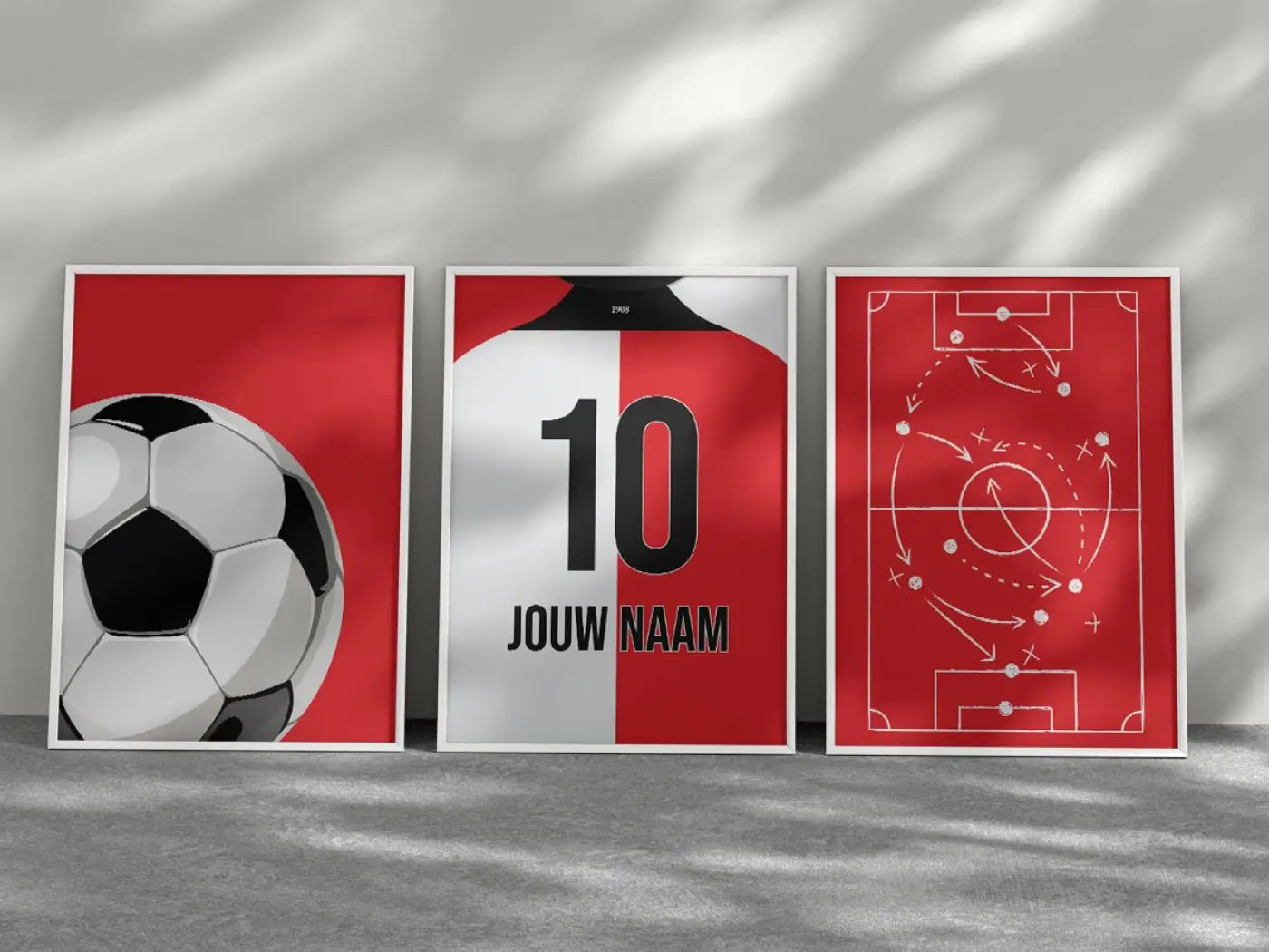 Rotterdam 3-delige posterset - Goal collection - Posters 43 x 61 cm - Posters & schilderijen