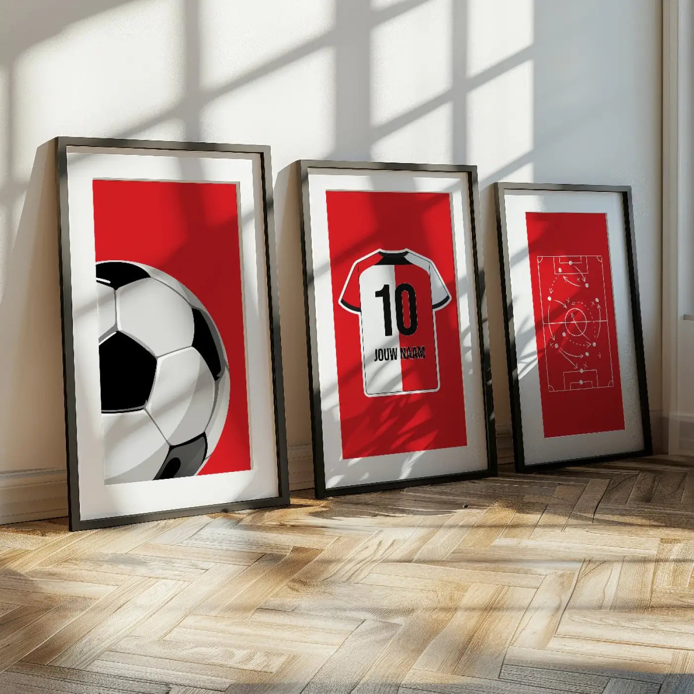 Rotterdam 3-delige posterset - Star collection - Posters 30 x 40 cm - Voetbalposters