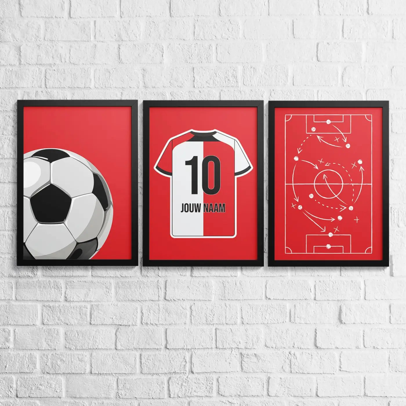 Rotterdam 3-delige posterset - Star collection - Voetbalposters