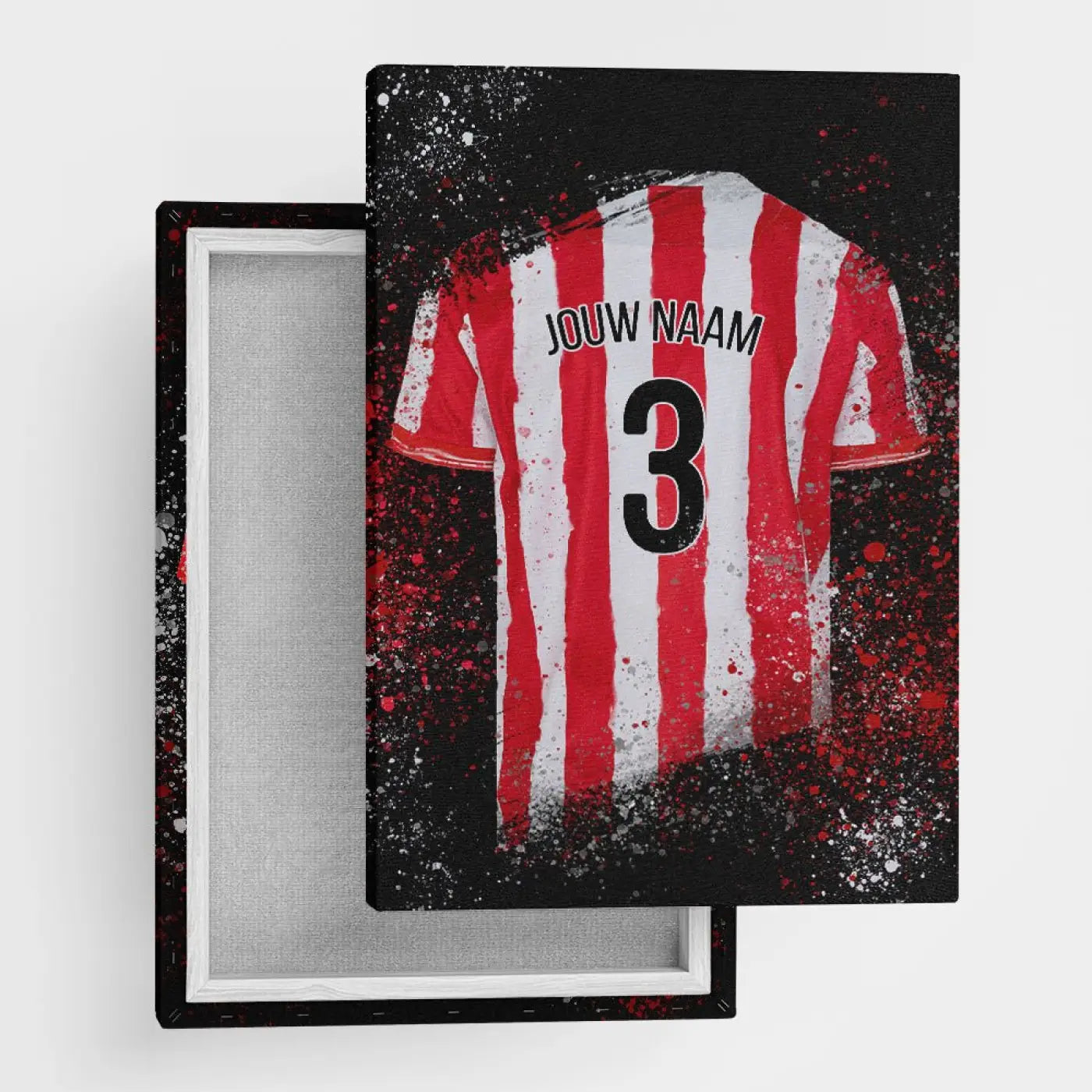 Sparta Rotterdam voetbalposter met shirt wanddecoratie