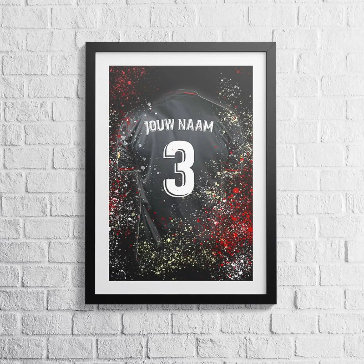 Rotterdam Shirt - Voetbal Poster - Wanddecoratie - Voetbalposters