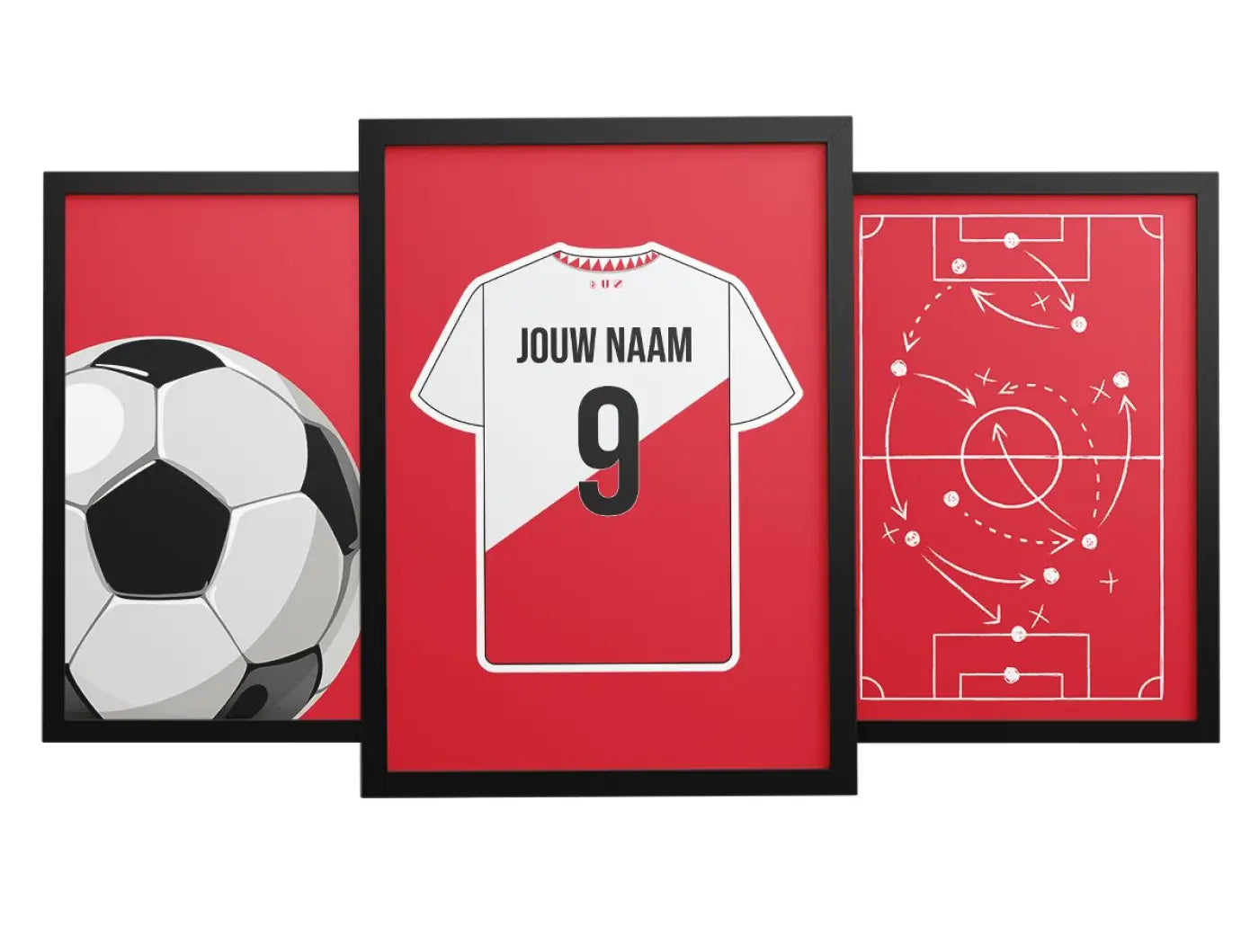 Utrecht 3-delige posterset - Star collection - Voetbalposters
