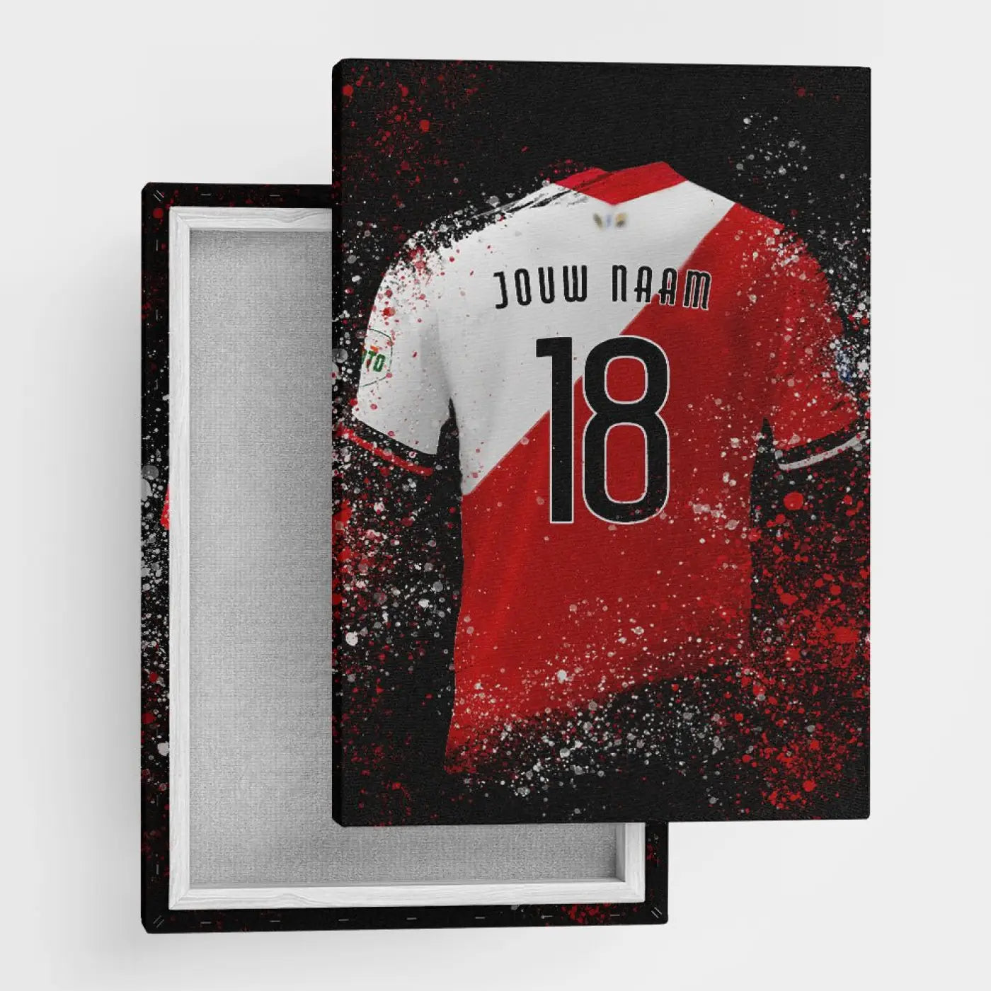 FC Utrecht voetbalposter met shirt wanddecoratie