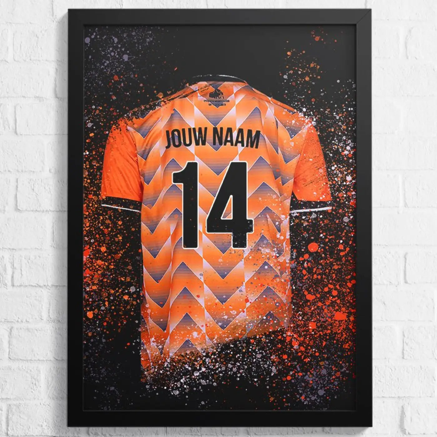 FC Volendam voetbalposter met shirt wanddecoratie