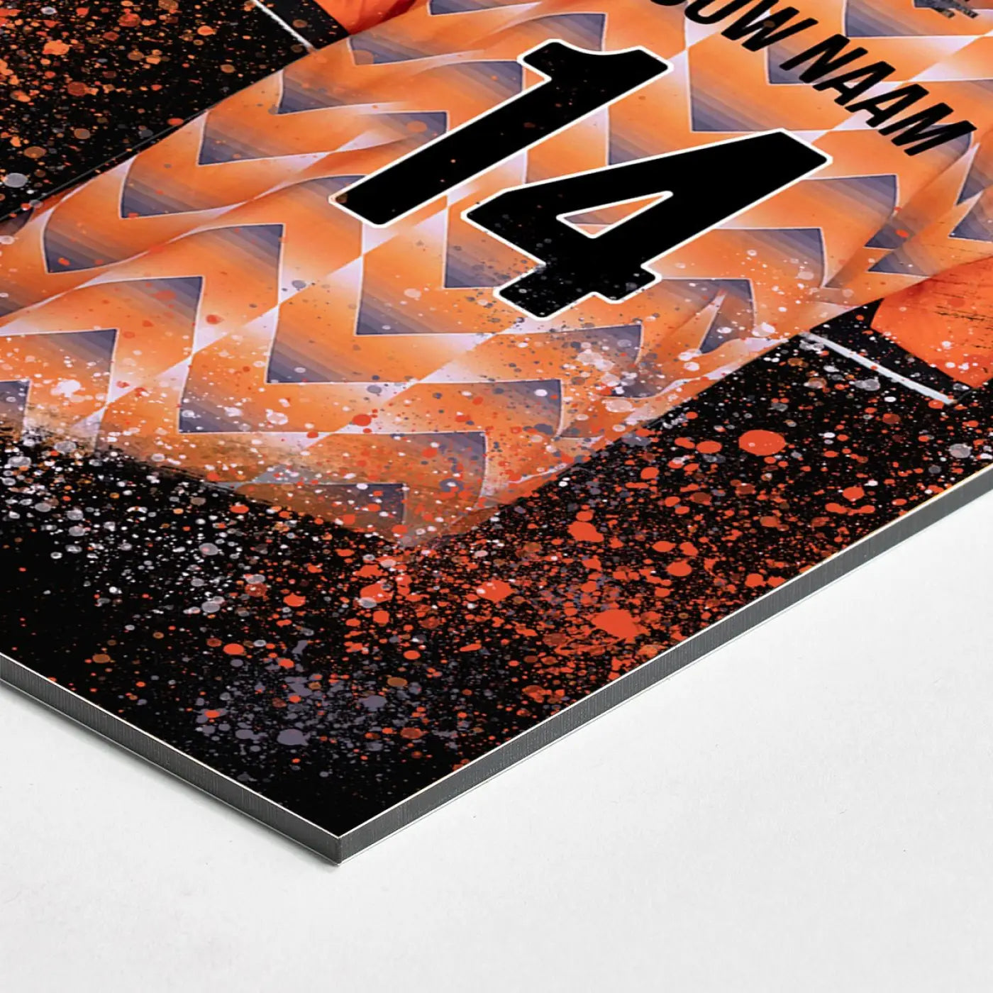 FC Volendam voetbalposter met shirt wanddecoratie