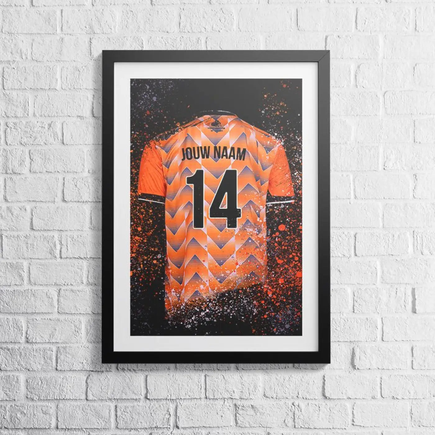 FC Volendam voetbalposter met shirt wanddecoratie