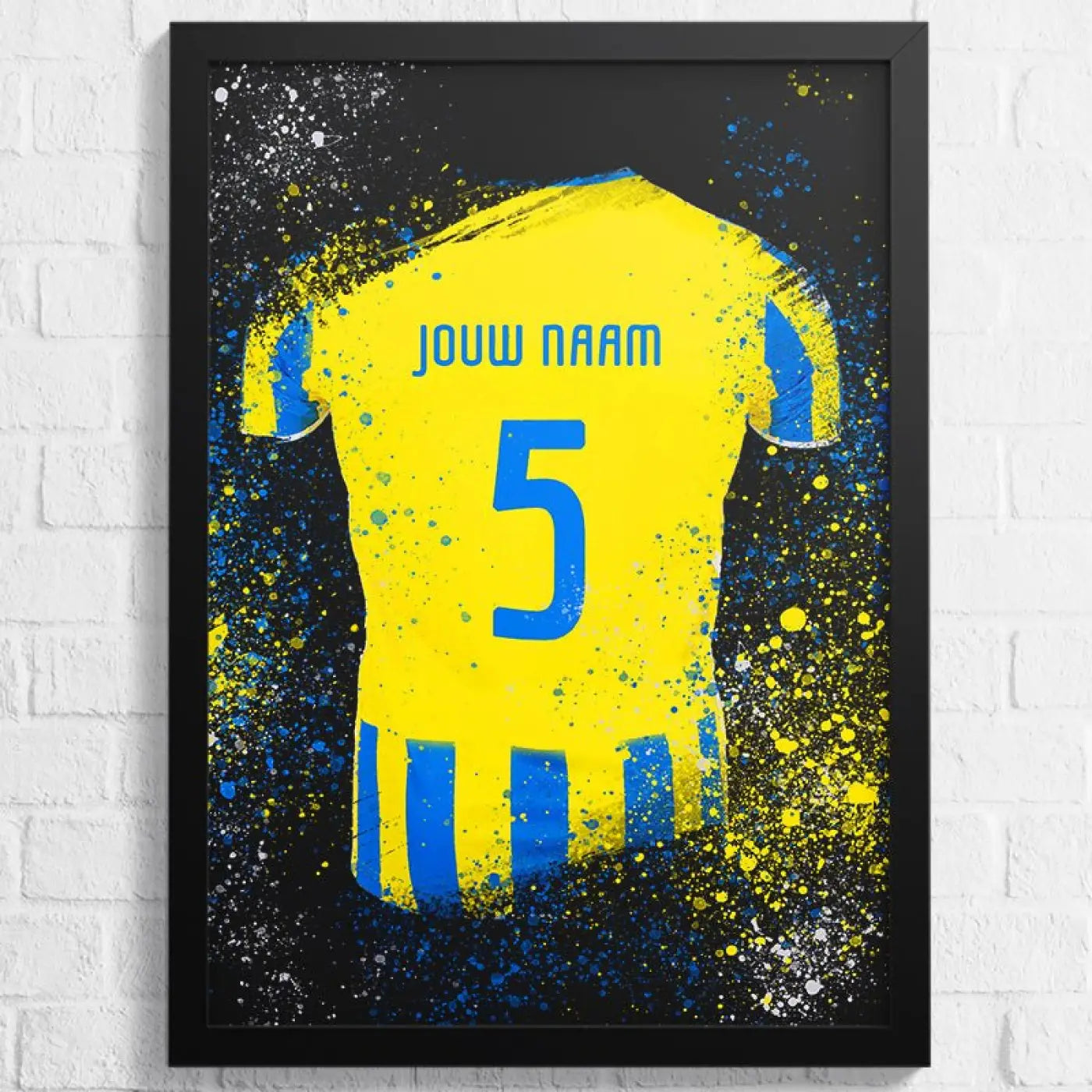 RKC Waalwijk voetbalposter met shirt wanddecoratie